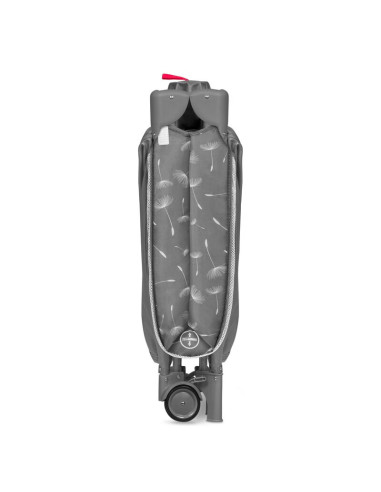 BN-LO-SVEN_PLUS_GREY_CONCRETE,Lionelo - Patut pliant cu doua nivele Sven Plus, 120x60 cm, arcada jucarii, masuta de infasat, vib