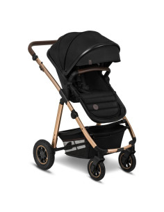 BN-LO-AMBER_3IN1_BLACK_ONYX,Lionelo - Carucior Amber 3 in 1, Cadru aluminiu, Cu landou intarit si salteluta moale, Scoica auto,  2