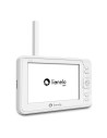 BN-LOC-BABYLINE_8.3_WHITE,Lionelo - Videofon Babyline 8.3, Cu termometru, Cu melodii, Comunicare in 2 sensuri, Rotire 360 grade,