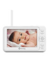 BN-LOC-BABYLINE_8.3_WHITE,Lionelo - Videofon Babyline 8.3, Cu termometru, Cu melodii, Comunicare in 2 sensuri, Rotire 360 grade,