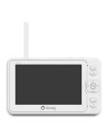 BN-LOC-BABYLINE_8.3_WHITE,Lionelo - Videofon Babyline 8.3, Cu termometru, Cu melodii, Comunicare in 2 sensuri, Rotire 360 grade,