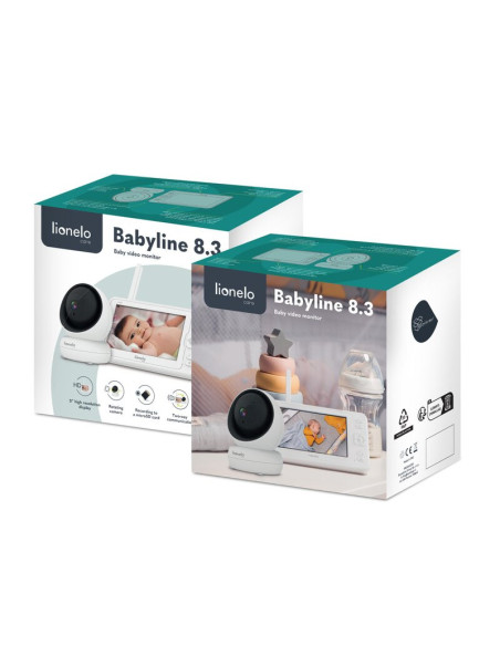 BN-LOC-BABYLINE_8.3_WHITE,Lionelo - Videofon Babyline 8.3, Cu termometru, Cu melodii, Comunicare in 2 sensuri, Rotire 360 grade, BN-LOC-BABYLINE_8.3_WHITE,Lionelo - Videofon Babyline 8.3, Cu termometru, Cu melodii, Comunicare in 2 sensuri, Rotire 360 grade,