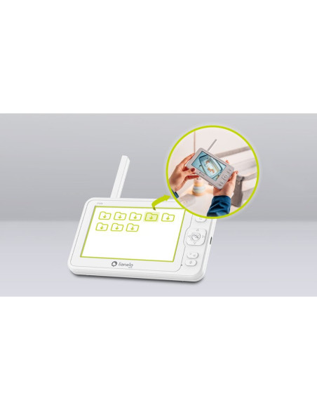 BN-LOC-BABYLINE_8.3_WHITE,Lionelo - Videofon Babyline 8.3, Cu termometru, Cu melodii, Comunicare in 2 sensuri, Rotire 360 grade, BN-LOC-BABYLINE_8.3_WHITE,Lionelo - Videofon Babyline 8.3, Cu termometru, Cu melodii, Comunicare in 2 sensuri, Rotire 360 grade,