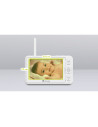 BN-LOC-BABYLINE_8.3_WHITE,Lionelo - Videofon Babyline 8.3, Cu termometru, Cu melodii, Comunicare in 2 sensuri, Rotire 360 grade,