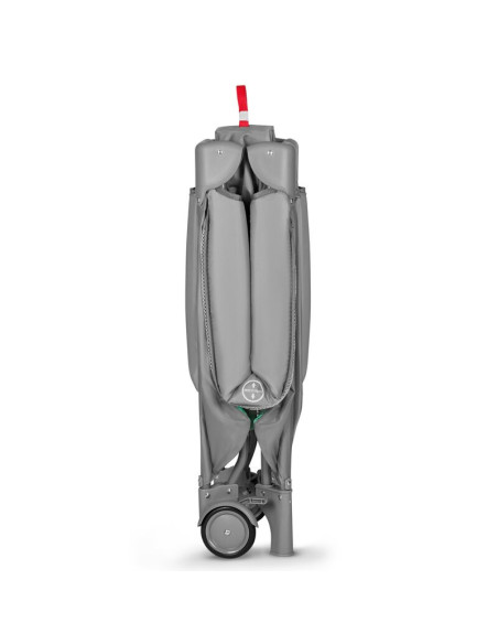 BN-LO-MILLE_GREY_GREEN,Lionelo - Tarc de joaca, Pliabil, Include covor educational incorporat cu 4 jucarii Velcro si geanta de t