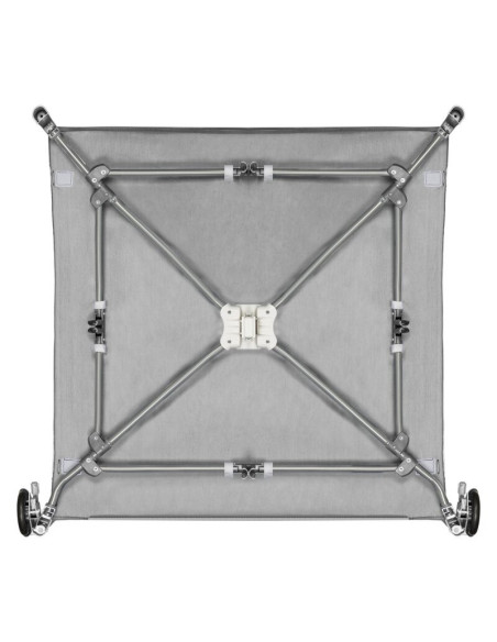 BN-LO-MILLE_GREY_GREEN,Lionelo - Tarc de joaca, Pliabil, Include covor educational incorporat cu 4 jucarii Velcro si geanta de t