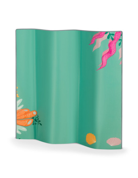 BN-LO-MILLE_GREY_GREEN,Lionelo - Tarc de joaca, Pliabil, Include covor educational incorporat cu 4 jucarii Velcro si geanta de t