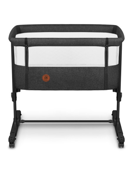 BN-LO-AURORA_GREY_GRAPHITE,Lionelo - Patut co-sleeper 3 in 1, Aurora, Cu leganare si setare unghiulara, Include saltea cu densit