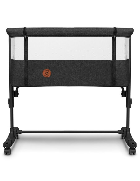BN-LO-AURORA_GREY_GRAPHITE,Lionelo - Patut co-sleeper 3 in 1, Aurora, Cu leganare si setare unghiulara, Include saltea cu densit