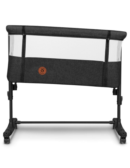 BN-LO-AURORA_GREY_GRAPHITE,Lionelo - Patut co-sleeper 3 in 1, Aurora, Cu leganare si setare unghiulara, Include saltea cu densit
