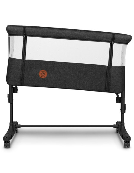 BN-LO-AURORA_GREY_GRAPHITE,Lionelo - Patut co-sleeper 3 in 1, Aurora, Cu leganare si setare unghiulara, Include saltea cu densit