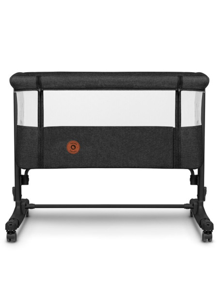 BN-LO-AURORA_GREY_GRAPHITE,Lionelo - Patut co-sleeper 3 in 1, Aurora, Cu leganare si setare unghiulara, Include saltea cu densit