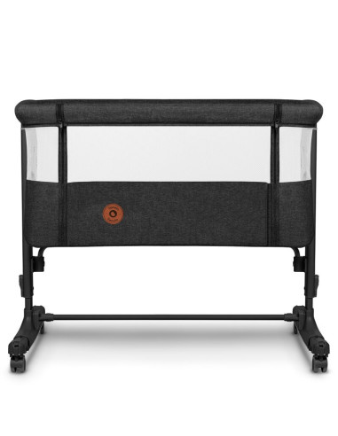 BN-LO-AURORA_GREY_GRAPHITE,Lionelo - Patut co-sleeper 3 in 1, Aurora, Cu leganare si setare unghiulara, Include saltea cu densit