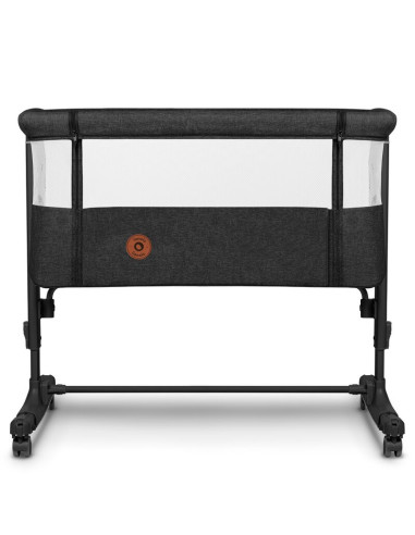BN-LO-AURORA_GREY_GRAPHITE,Lionelo - Patut co-sleeper 3 in 1, Aurora, Cu leganare si setare unghiulara, Include saltea cu densit