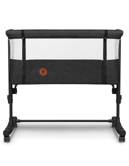 BN-LO-AURORA_GREY_GRAPHITE,Lionelo - Patut co-sleeper 3 in 1, Aurora, Cu leganare si setare unghiulara, Include saltea cu densit