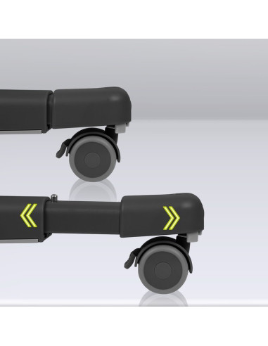 BN-LO-AURORA_GREY_GRAPHITE,Lionelo - Patut co-sleeper 3 in 1, Aurora, Cu leganare si setare unghiulara, Include saltea cu densit