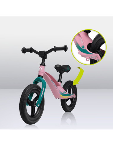 BN-LOE-BART_TOUR_PINK_BUBBLEGUM,Lionelo - Bicicleta usoara Bart Tour, Fara pedale, Cu cadru din magneziu, Cu ghidon si sa reglab