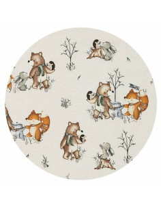 BN-6426972024266,MimiNu - Aparatoare pentru patut 120x60 cm, Din bumbac certificat Oeko Tex Standard 100, Cu inaltimea de 30 cm, 2