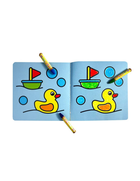 118-288,Carte de colorat cu contur reliefat - Our Day