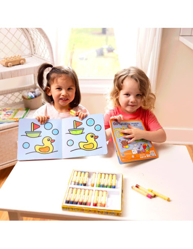 118-288,Carte de colorat cu contur reliefat - Our Day