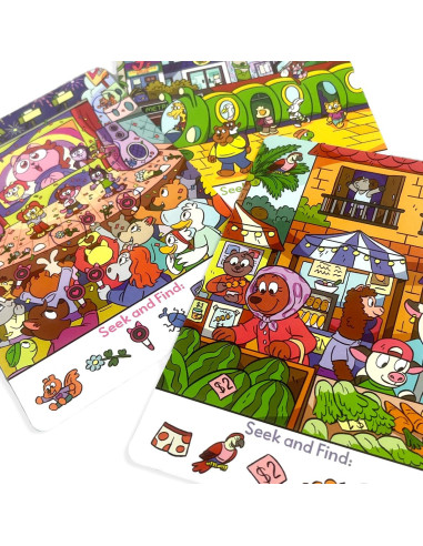 118-292,Colectie 24 de carduri cu jocuri si activitati - Cauta si gaseste