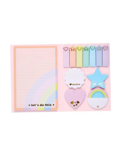 121-056,Set index si notite autoadezive - Curcubee pastel 2