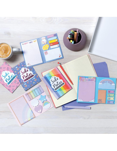 121-056,Set index si notite autoadezive - Curcubee pastel