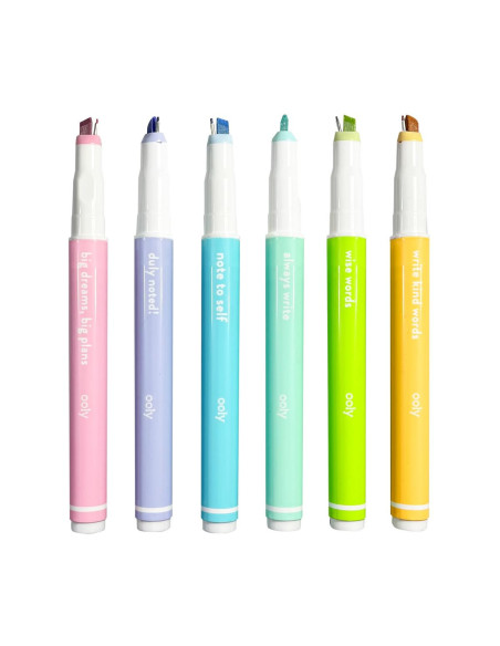 132-146,Notat! - Pixuri cu varf microfin si markere 2-in-1 - Set de 6