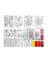 161-101,Set artistic cu acuarele DIY - Scenic Hues - Flori si gradini
