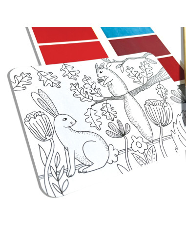 161-104,Set artistic cu acuarele DIY - Scenic Hues - Aventura in padure