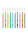 130-064,Carioci metalice cu pensula, Color Lustre, set 10 culori