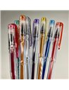 EAN-201960,Pix cu gel si sclipici HAO YUE, 8 culori/set