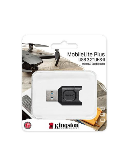 Card Reader Kingston MobileLite Plus, USB 3.2 Gen 1, negru,MLPM