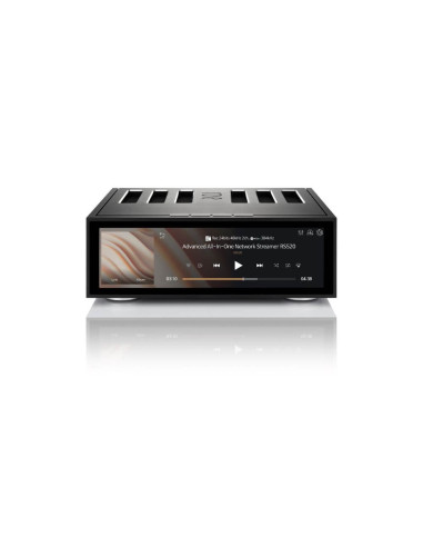 ROSE-RS520-Black,Streamer cu amplificare ROSE RS520 All-In-One, 2x250W, EQ parametric, Ecran Touch, Negru
