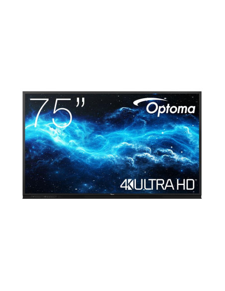 H1F0H04BW101,Display interactiv 75" 4K UHD OPTOMA 3752RK, Android 11 upgrade ulterior Android 13