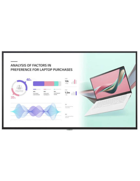 75UH5J-H,Display Profesional 75" LG, 75UH5J-H, 3840 x 2160 (UHD), 500 cd/m², boxe incorporate