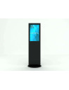 KIOSK-SWL-32K8-A2+SWLBW-32,Stand Kiosk/Totem SWEDX Lamina 32" 4K, SWL-32K8-A2, Negru cu baza mobila/fixa metalica