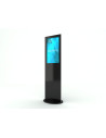 KIOSK-SWL-32K8-A2+SWLBW-32,Stand Kiosk/Totem SWEDX Lamina 32" 4K, SWL-32K8-A2, Negru cu baza mobila/fixa metalica