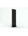 KIOSK-SWL-32K8-A2+SWLBW-32,Stand Kiosk/Totem SWEDX Lamina 32" 4K, SWL-32K8-A2, Negru cu baza mobila/fixa metalica