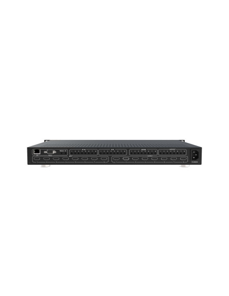 HDCVT-HDP-MXB88H,Matrix Switcher HDMI 2.0 8x8 cu functie Video-Wall, cu Audio Extract, cu telecomanda