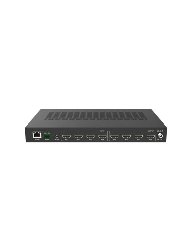 HDCVT-HDC-MXB44SL,Matrix Switch Seamless HDMI2.0 4x4 cu functie Video-Wall, RS232/TCP IP/4K@60Hz 4:4:4 HDCP2.2, cu telecomanda