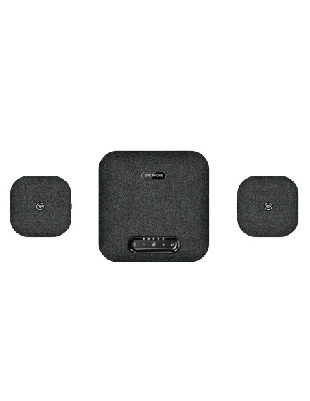 EC-POD7,Speakerphone omnidirectional cu 2 microfoane de extensie EC-POD7, captare voce 10m, 10 ore de conversație