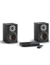 PAC-OBERON1C-SOUNDHUB,Pachet cu boxe de raft Dali Oberon 1 C si Sound Hub, wireless, bluetooth, negru
