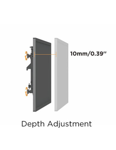 BM-LVS02-446FW,Stand TV mobil pentru 4 ecrane, Blackmount BM-LVS02-446FW, diagonale 45"-55", max.50 kg / ecran