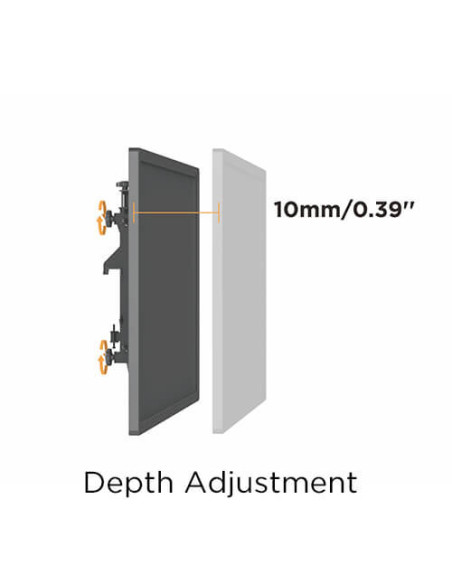 BM-LVS02-446FW,Stand TV mobil pentru 4 ecrane, Blackmount BM-LVS02-446FW, diagonale 45"-55", max.50 kg / ecran