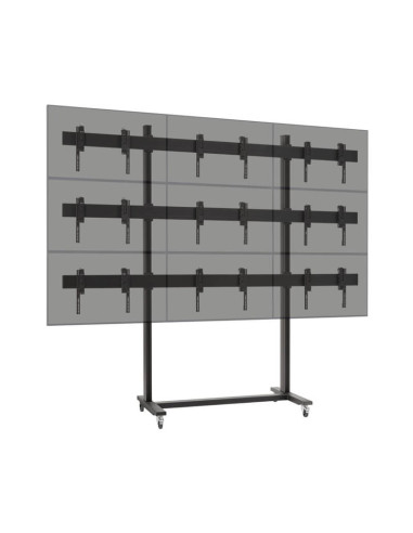 Stand-VW-VG-3x3-bazamobila,Stand Videowall 3x3 Vogel's TVW3355 cu baza mobila