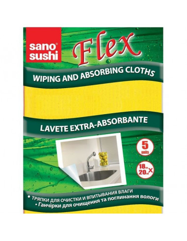 Lavete Universale Umede Sano Sushi Flex 5 buc,S171213082