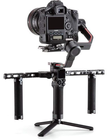 CP.RN.00000096.01,Maner dublu Twist Grip DJI Ronin S2/SC2Brat exten stg+dr, 2xmaner NATO elib. rapida