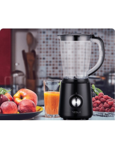 BL202B,Blender Tesla BL202B, 500W, 1,5L, 2 viteze + functie Pulse, Negru