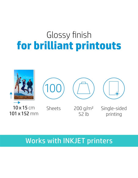 Hartie foto HP Everyday Glossy, A4, Q2510A, 100 coli/top,Q2510A